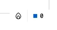 The indicator pulsing cyan after the theme.css edit; the count has not moved.